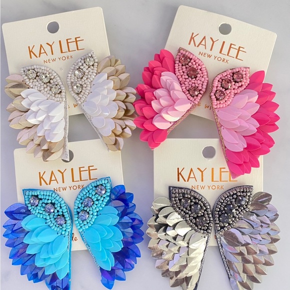 Wing earrings - Picture 1 of 3